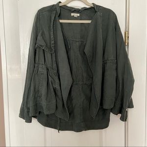 Green Waterfall jacket from urban outfitters
